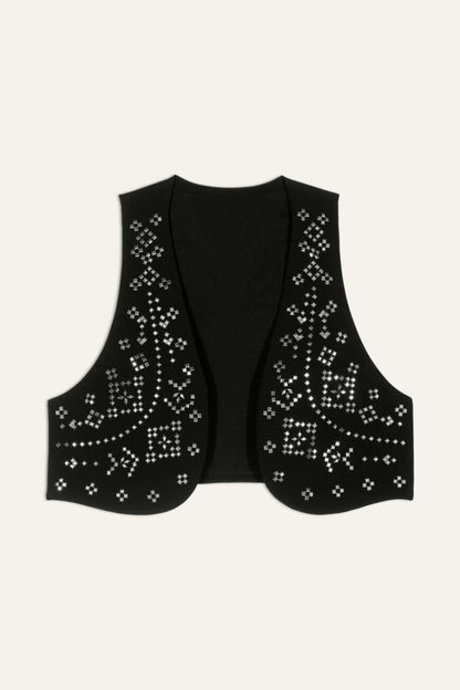 Silvestre Cropped Vest from BA&SH at Edito boutique
