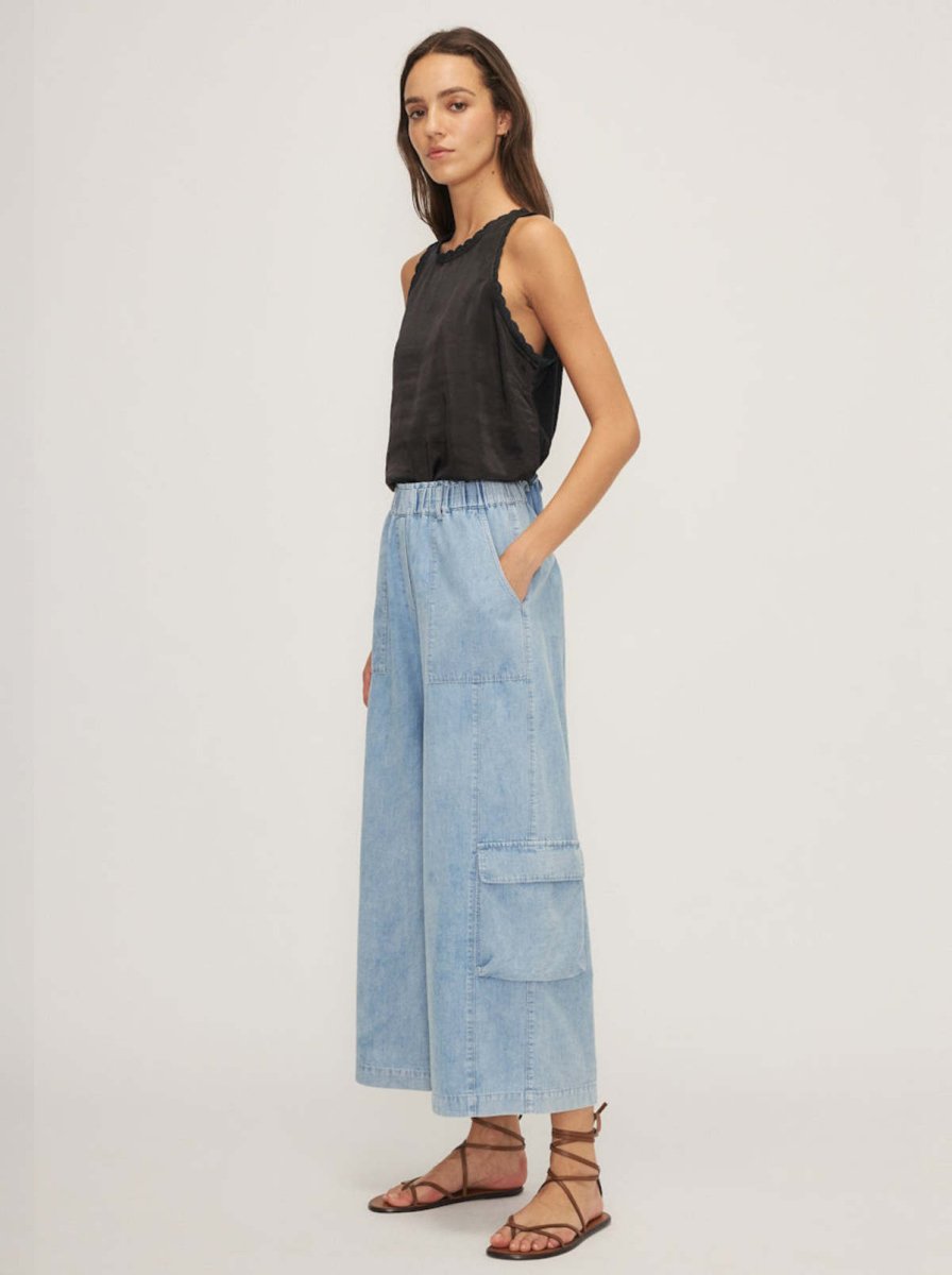Silvestre Pant in Blue from MELISSA NEPTON at Edito boutique