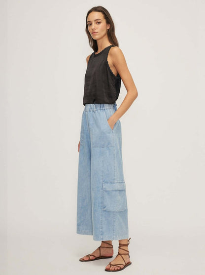 Silvestre Pant in Blue from MELISSA NEPTON at Edito boutique