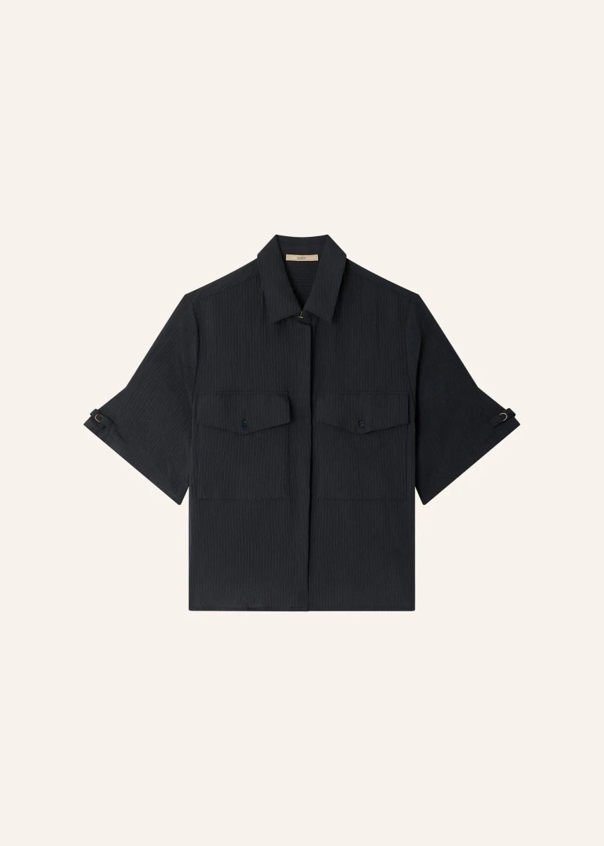 Simonin Shirt in Smoke Green from SESSUN at Edito boutique