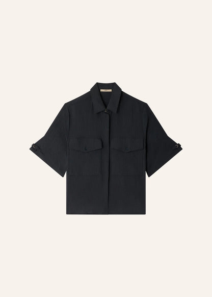 Simonin Shirt in Smoke Green from SESSUN at Edito boutique