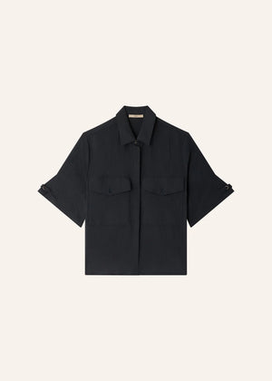 Simonin Shirt in Smoke Green from SESSUN at Edito boutique