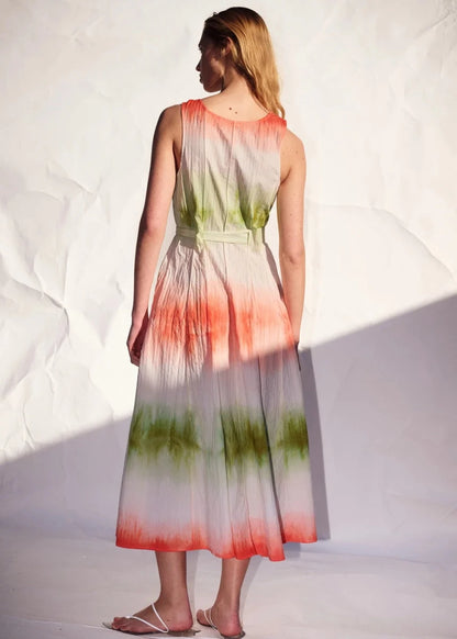 Singlet Zip Midi Dress in Citrus from LUUDA at Edito Boutique