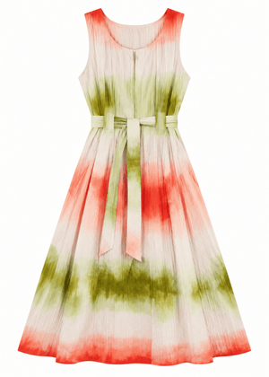 Singlet Zip Midi Dress in Citrus from LUUDA at Edito Boutique