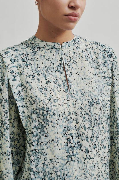 Sisal Blouse in Slate Green from SECOND FEMALE at Edito boutique