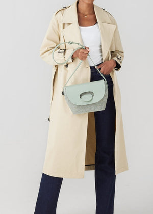 Small Andao Bag in Sage from KALOES at Edito Boutique