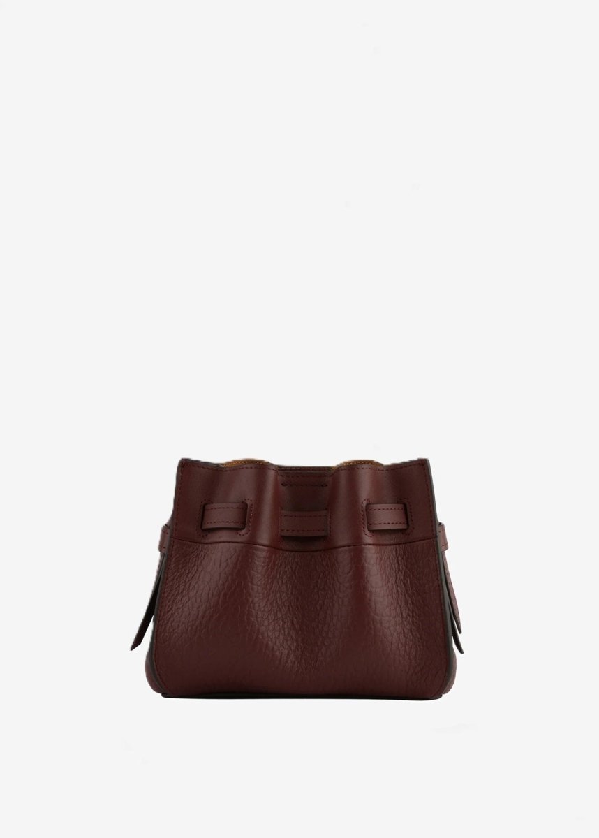 Small Blossom Bag in Burgundy from POURCHET at Edito boutique