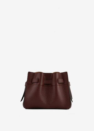 Small Blossom Bag in Burgundy from POURCHET at Edito boutique
