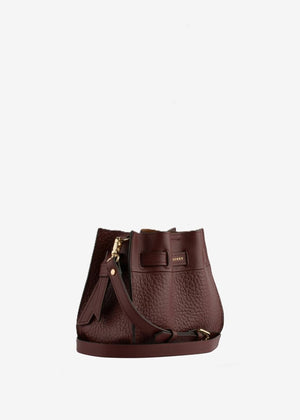 Small Blossom Bag in Burgundy from POURCHET at Edito boutique