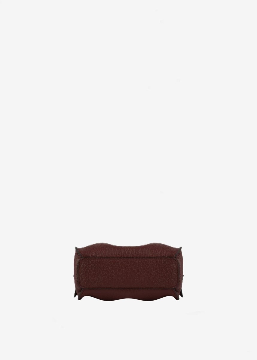 Small Blossom Bag in Burgundy from POURCHET at Edito boutique