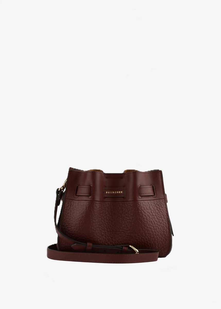 Small Blossom Bag in Burgundy from POURCHET at Edito boutique
