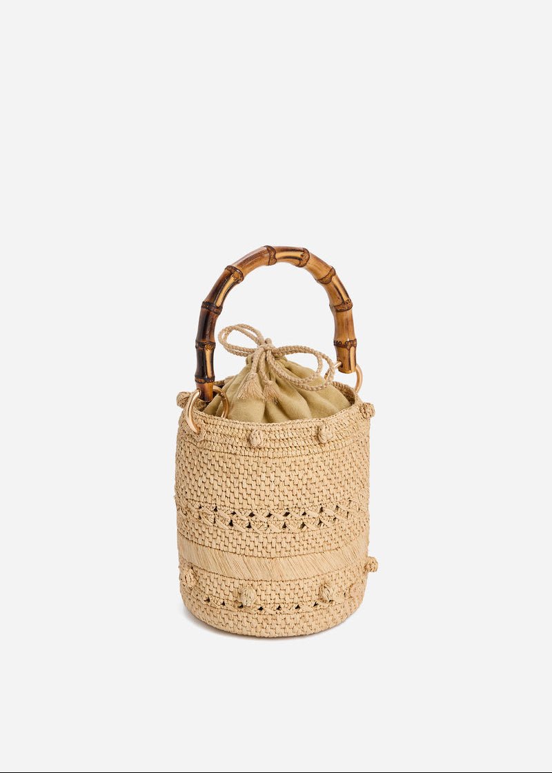 Small Bucket Raffia Bag from VANESSA BRUNO at Edito Boutique