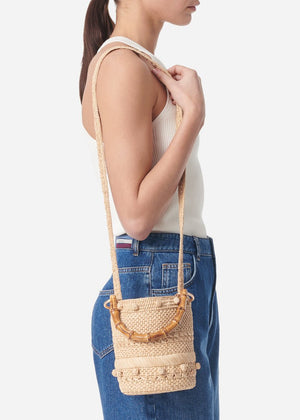 Small Bucket Raffia Bag from VANESSA BRUNO at Edito Boutique