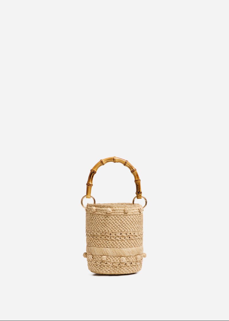 Small Bucket Raffia Bag from VANESSA BRUNO at Edito Boutique