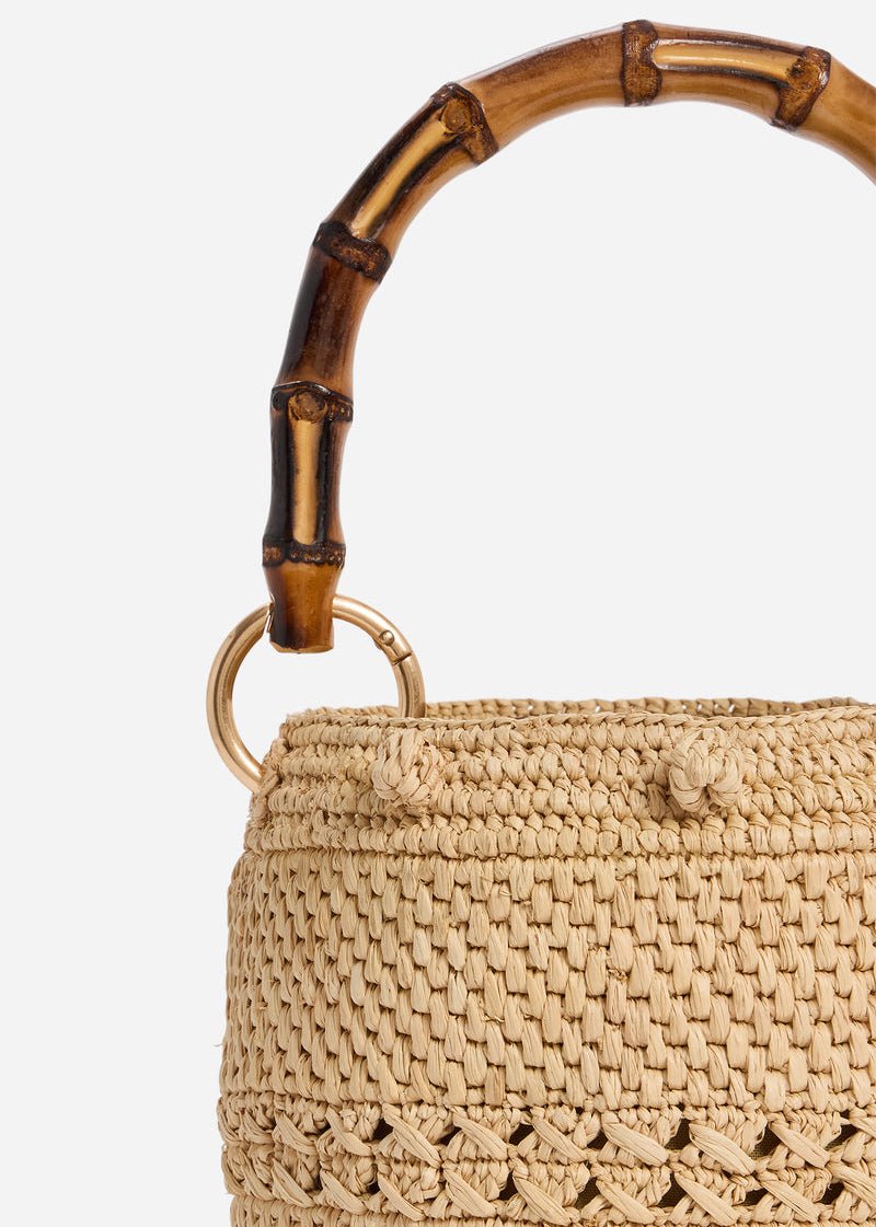 Small Bucket Raffia Bag from VANESSA BRUNO at Edito Boutique