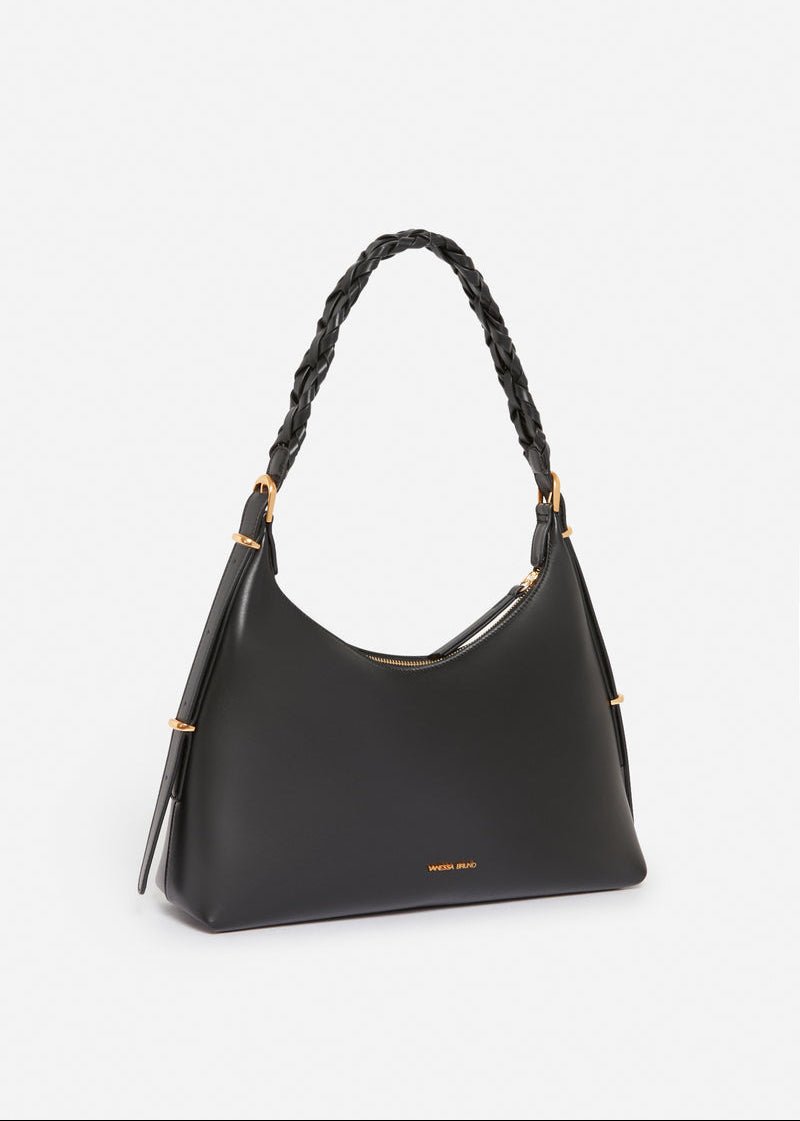 Small Jess Hobo Bag in Black from VANESSA BRUNO at Edito Boutique