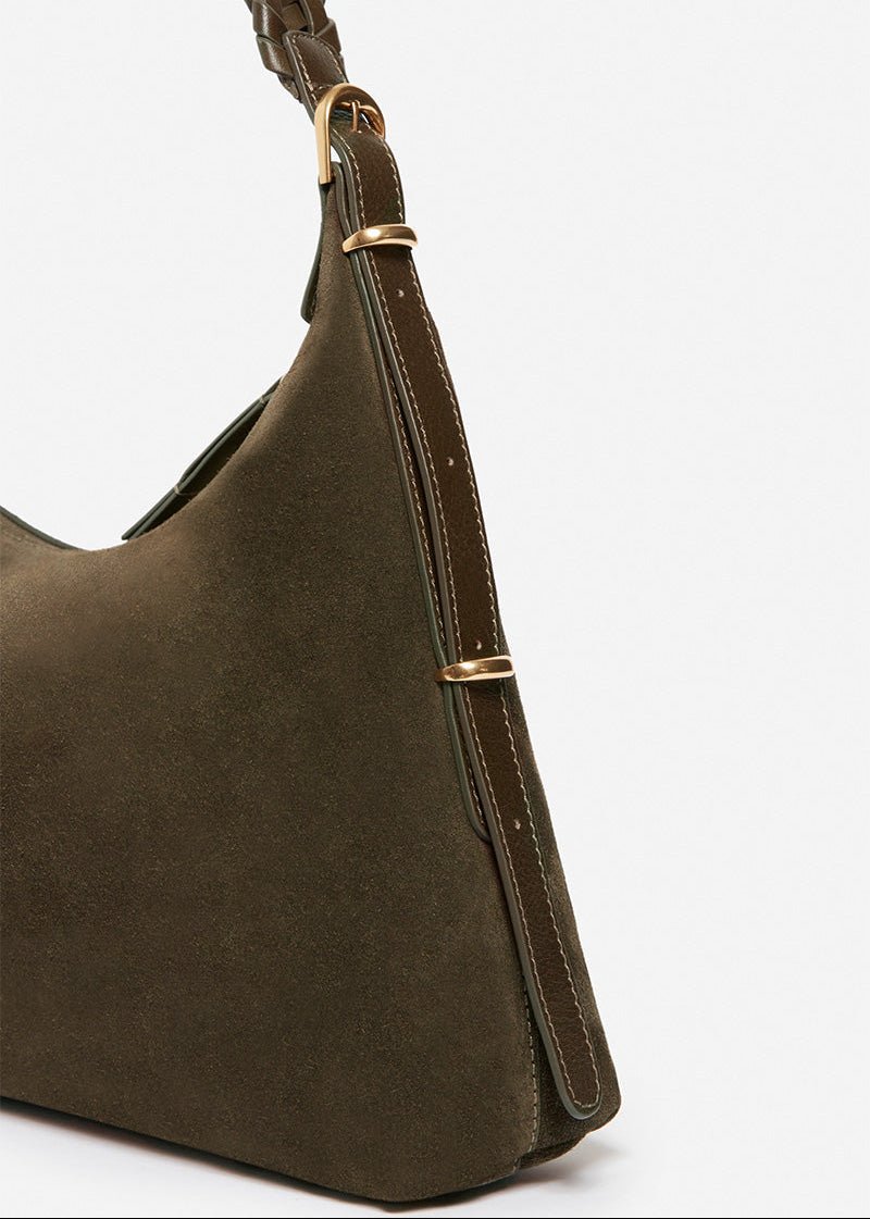 Small Jess Hobo Bag in Khaki from VANESSA BRUNO at Edito Boutique