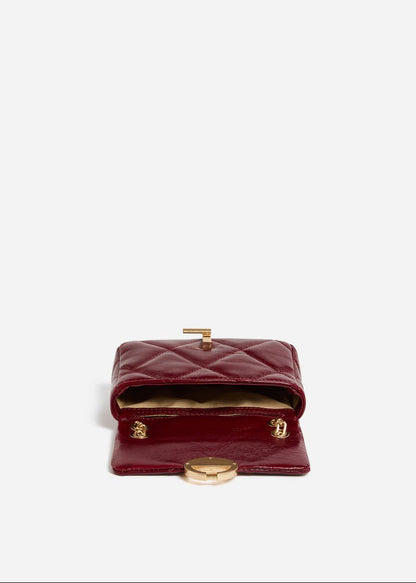 Small Moon Bag in Cherry from VANESSA BRUNO at Edito Boutique