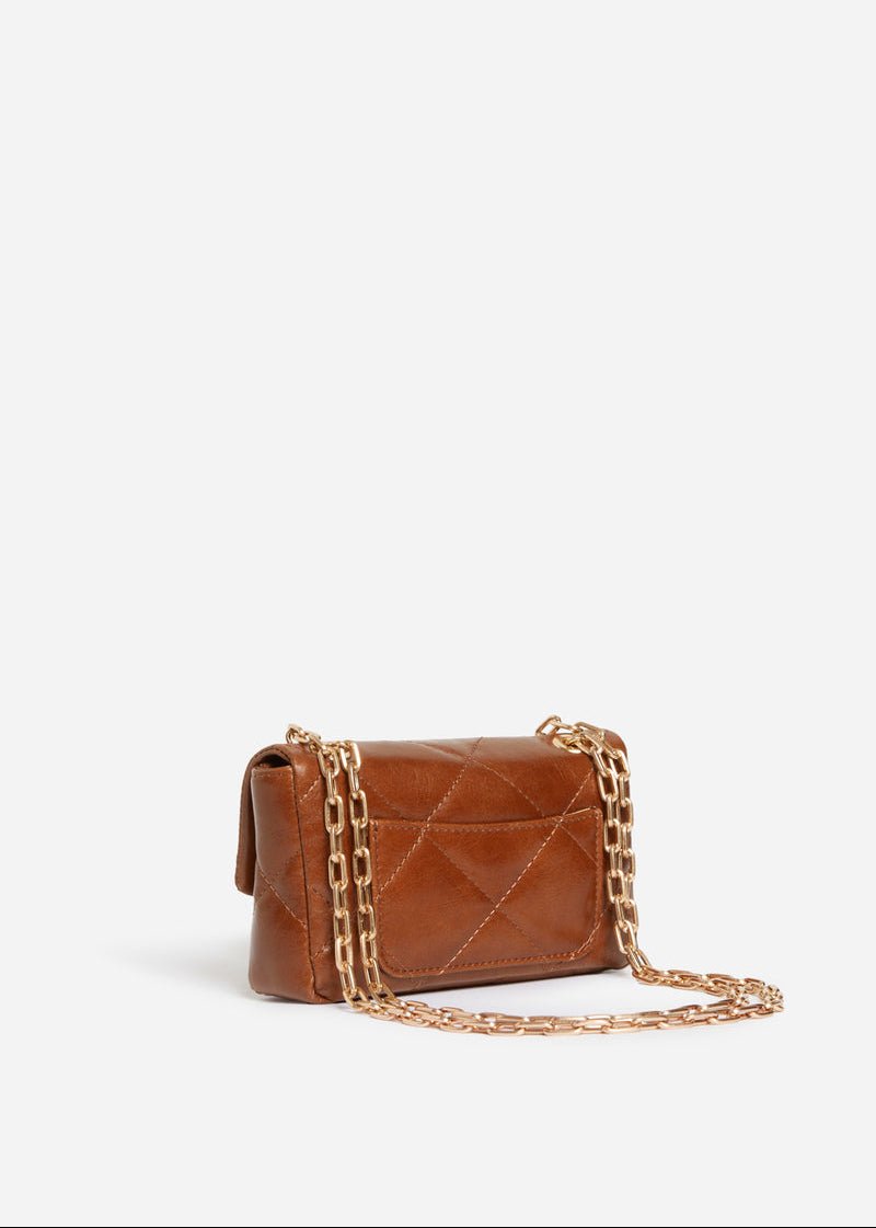 Small Moon Bag in Havana from VANESSA BRUNO at Edito Boutique