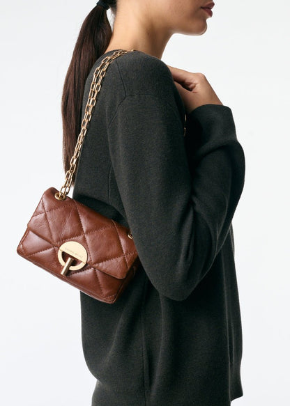 Small Moon Bag in Havana from VANESSA BRUNO at Edito Boutique
