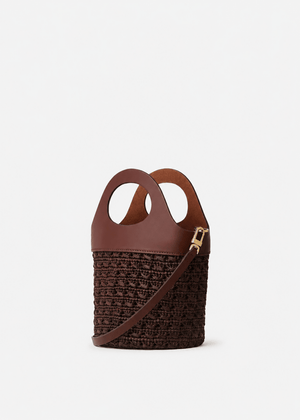 Small Pauline Bucket in Coffee from KALOES at Edito Boutique