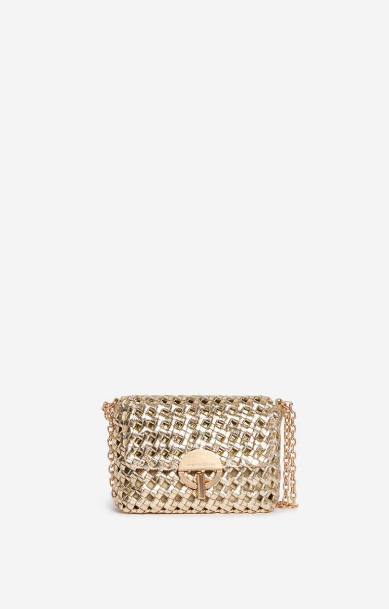 Small Woven Moon Bag from VANESSA BRUNO at Edito boutique