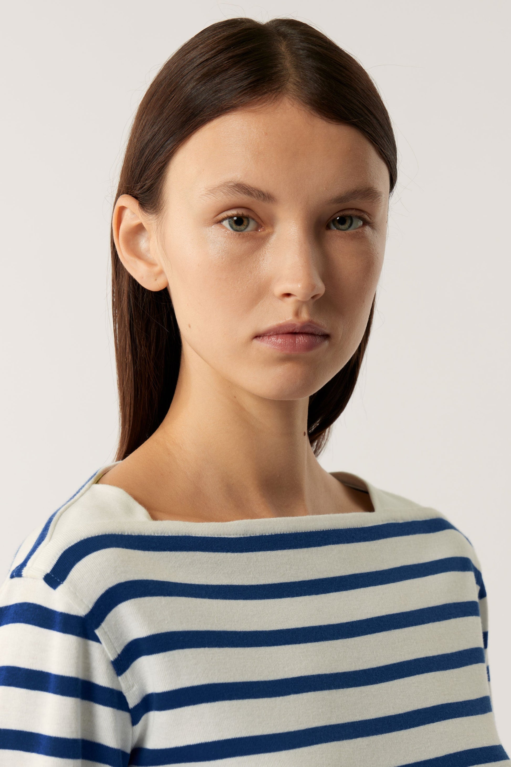 Soeur Katy Tee-Shirt White/Navy stripe