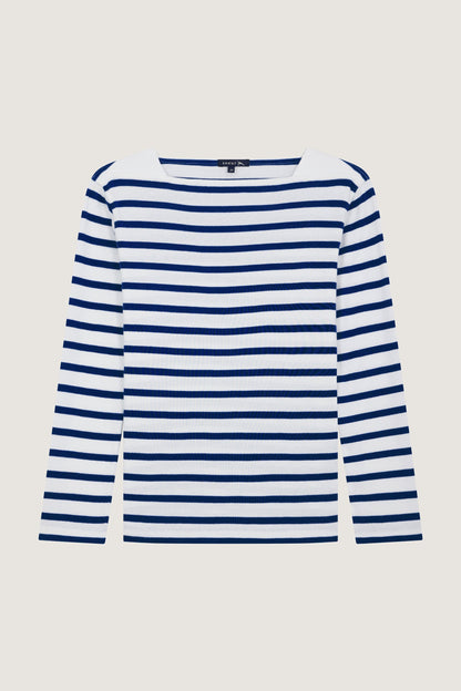 Soeur Katy Tee-Shirt White/Navy stripe