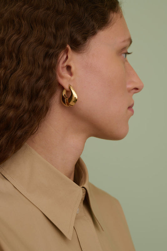 Soeur Maxi Earrings in gold