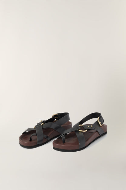 Soeur Mexico Sandals Black