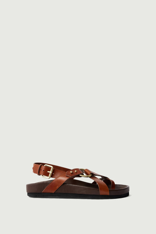 Soeur Mexico Sandals in Cognac