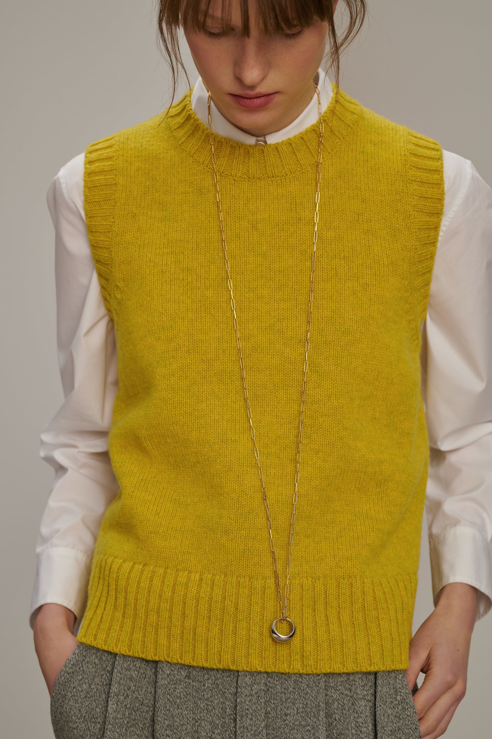 Soeur Namaste knit jumper in yellow at Edito Boutique