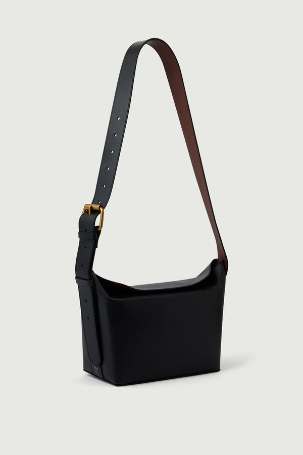 Soeur Solstice Bag in Black Cognac