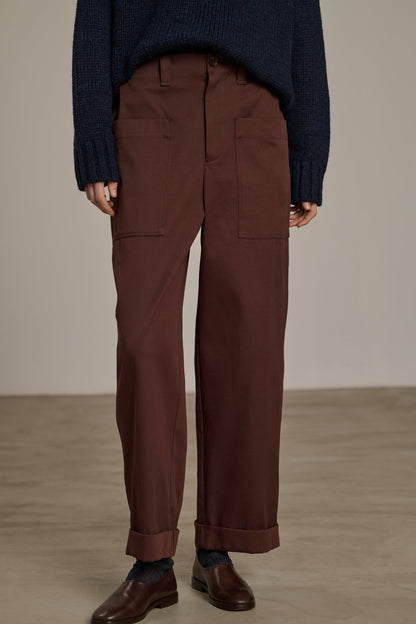 Soeur Thabor Trousers in Brick