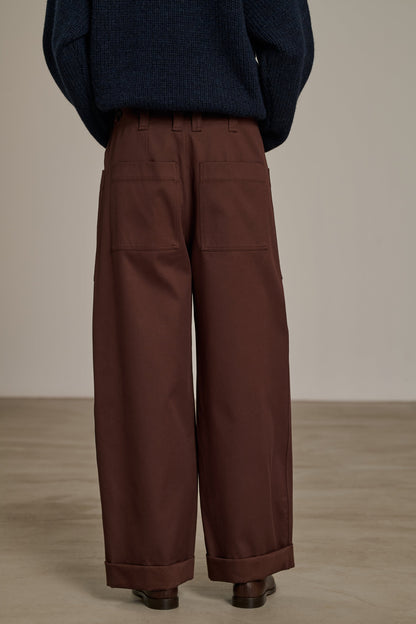 Soeur Thabor Trousers in Brick