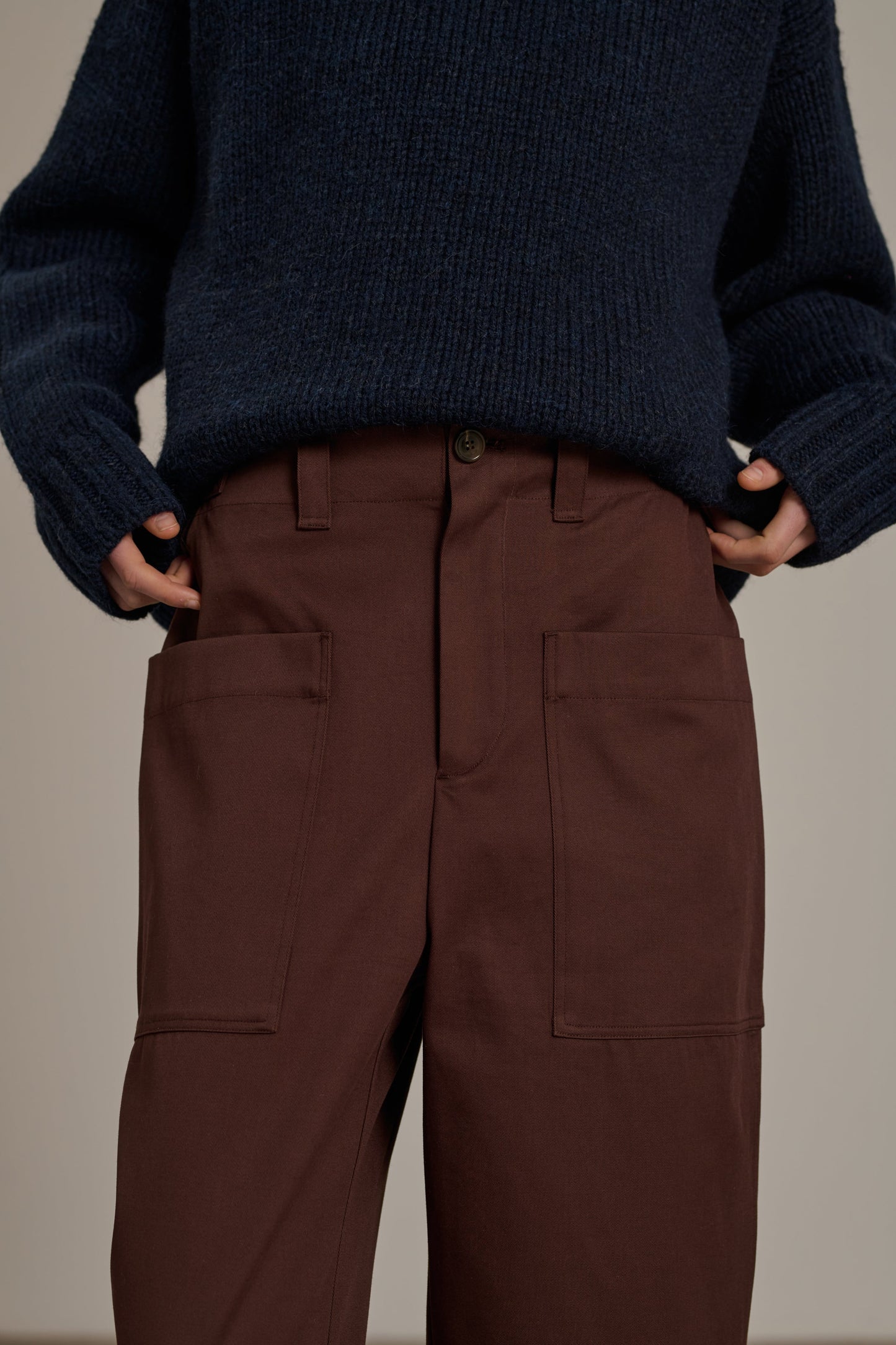 Soeur Thabor Trousers in Brick