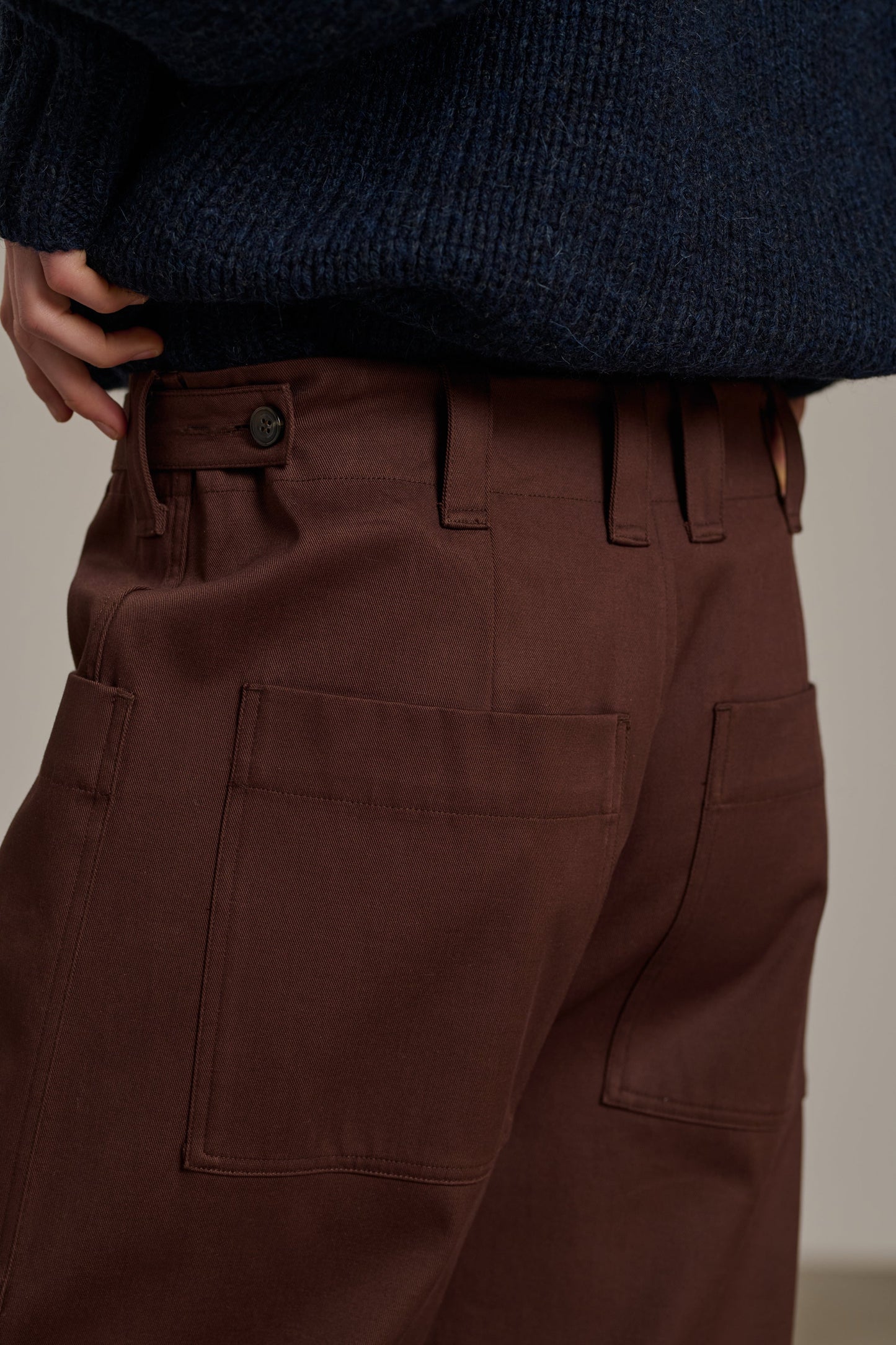 Soeur Thabor Trousers in Brick