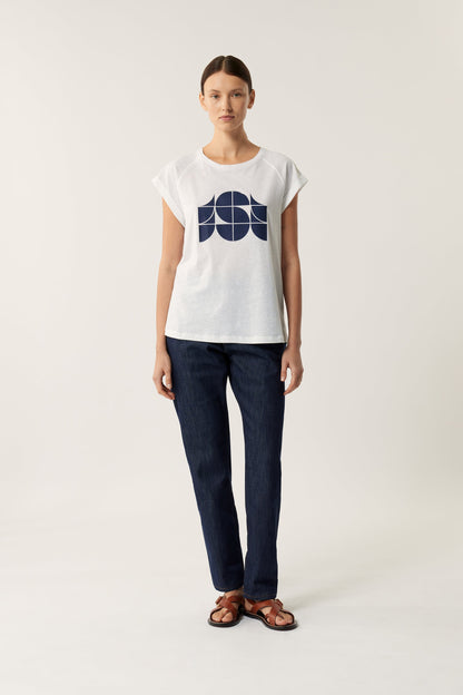 Soeur Valentina Tee in White