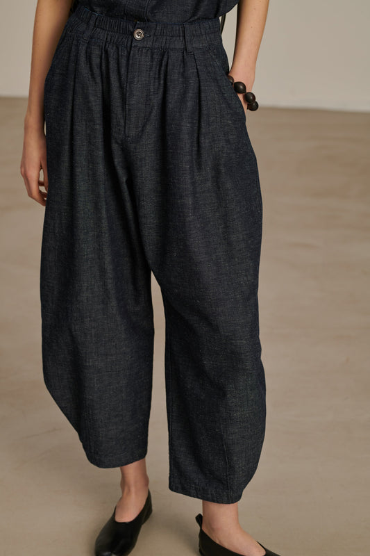 Soeur Vernon pants in Blue/Black at Edito Boutique