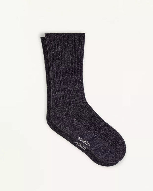 Sokini Lurex Socks from SESSUN at Edito boutique