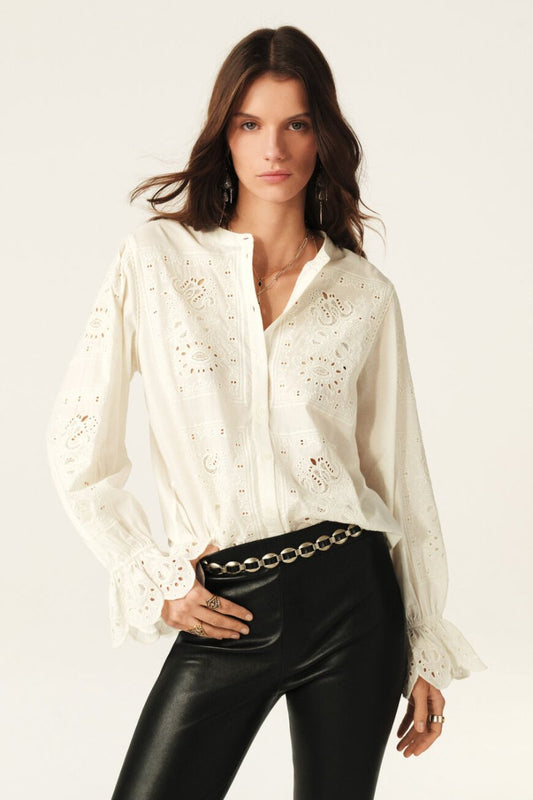 Soraya Shirt in Ecru from BA&SH at Edito boutique