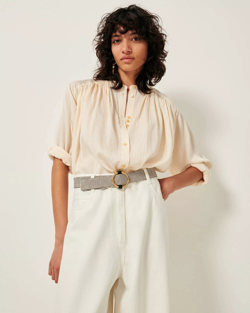 Stalight Shirt in Fleur De Sel from SESSUN at Edito boutique