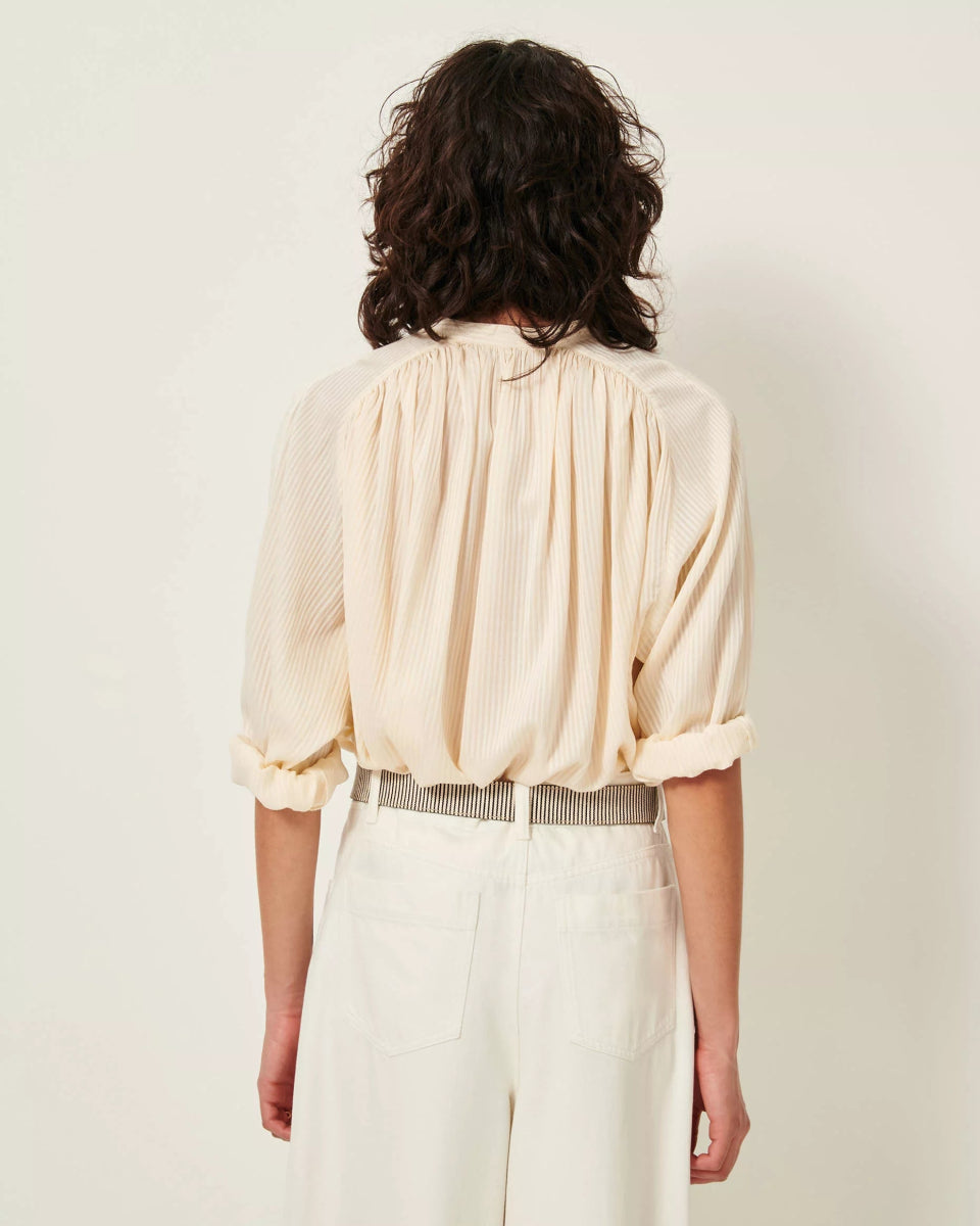 Stalight Shirt in Fleur De Sel from SESSUN at Edito boutique