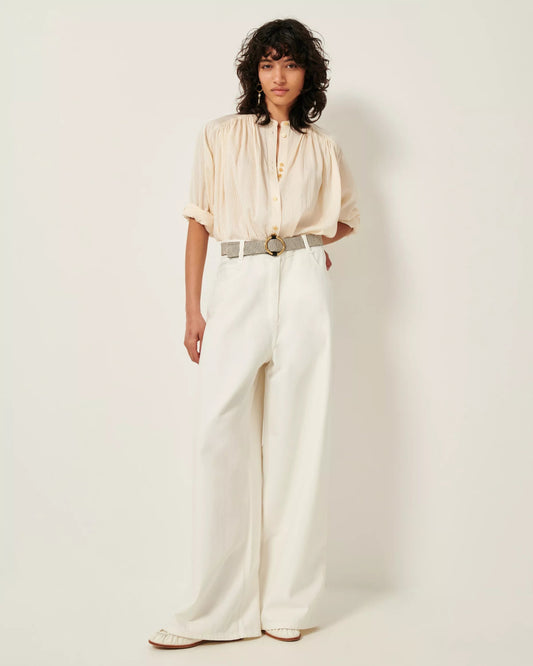 Stalight Shirt in Fleur De Sel from SESSUN at Edito boutique