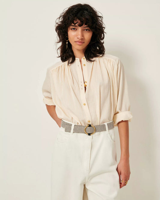 Stalight Shirt in Fleur De Sel from SESSUN at Edito boutique