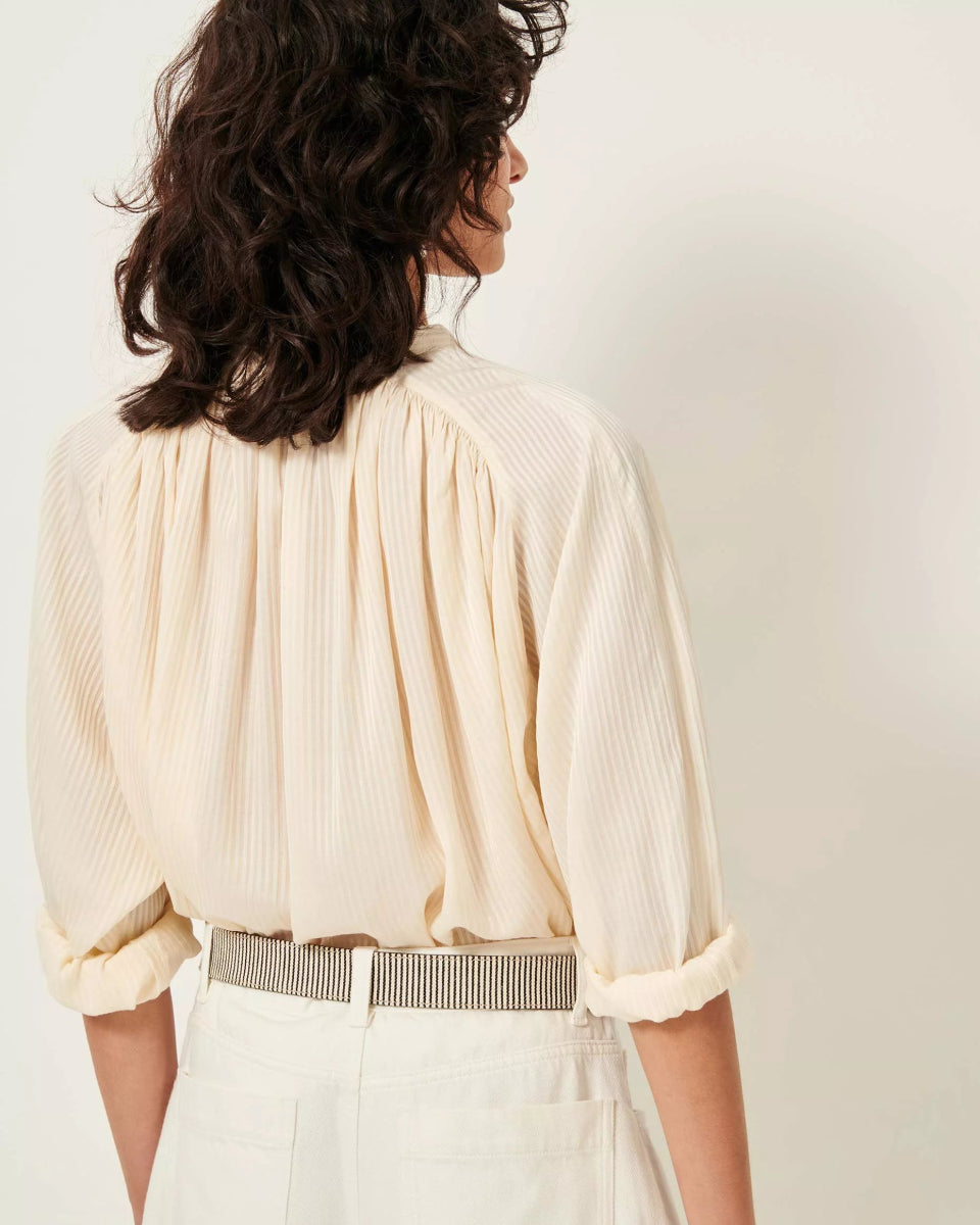 Stalight Shirt in Fleur De Sel from SESSUN at Edito boutique