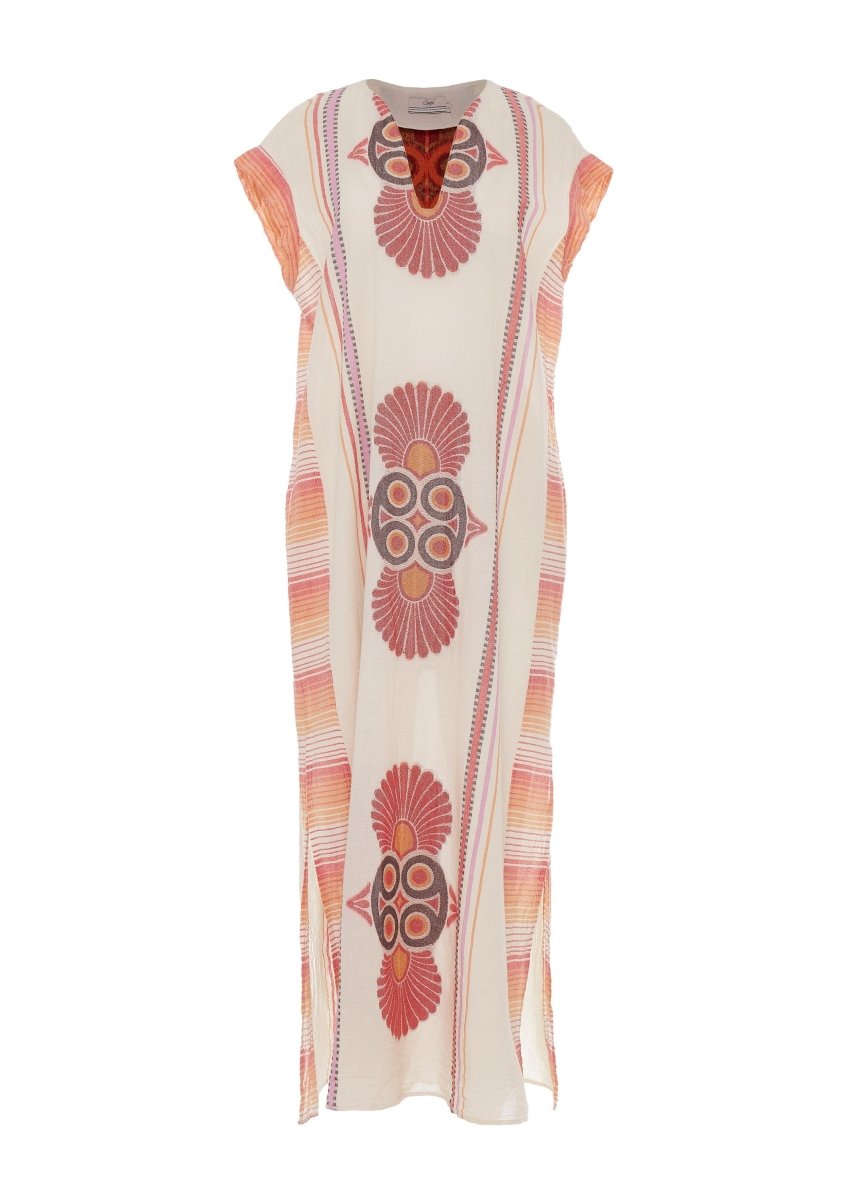 Stellar Dress in Red/Orange from DEVOTION TWINS at Edito boutique