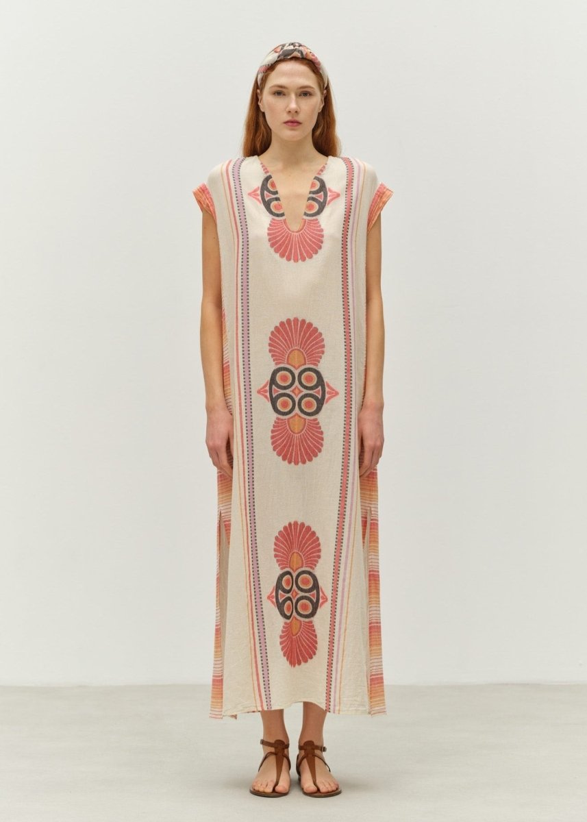 Stellar Dress in Red/Orange from DEVOTION TWINS at Edito boutique