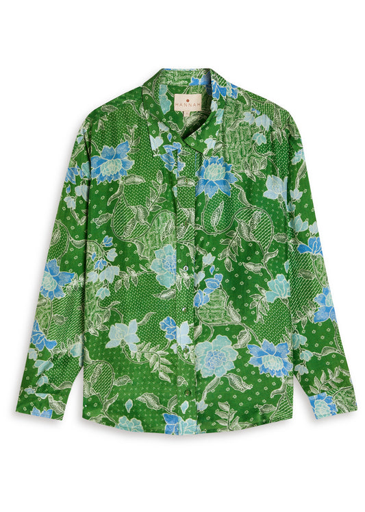 Stevie Shirt in Jungle Green