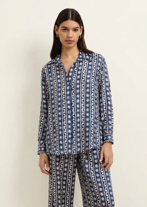 Stevie Shirt in Wave wonder from HANNAH ARTWEAR at Edito boutique